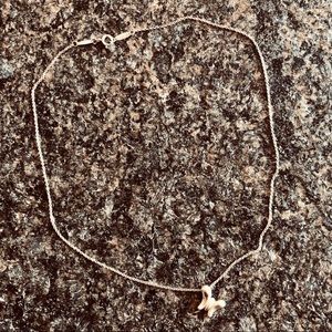 Authentic Tiffany & Co silver butterfly necklace